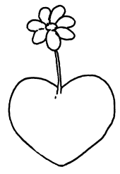 Coeur d'o sort une fleur